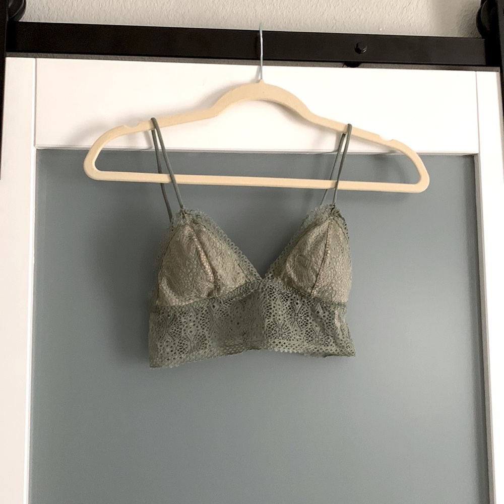 Victoria’s Secret Green Lace Bralette